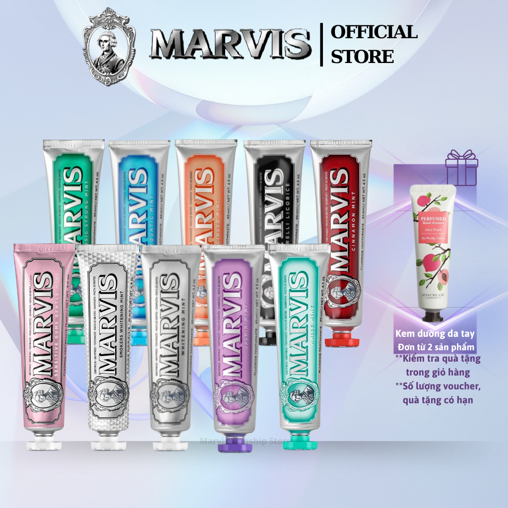 Ảnh Kem Đánh Răng MARVIS Ý Classic 9 Hương Vị Cổ Điển - Marvis Official 1