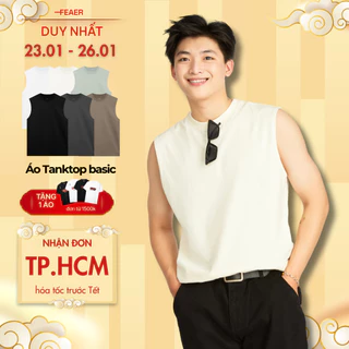 Áo thun TANKTOP BASIC chất liệu cotton, thấm hút mồ hôi, trẻ trung, chất lượng cao