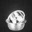 Thau Inox Trộn Bột Làm Bánh, Đánh Trứng Sâu Lòng Nhiều Kích - BAKERY KING