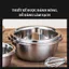 Thau Inox Trộn Bột Làm Bánh, Đánh Trứng Sâu Lòng Nhiều Kích - BAKERY KING