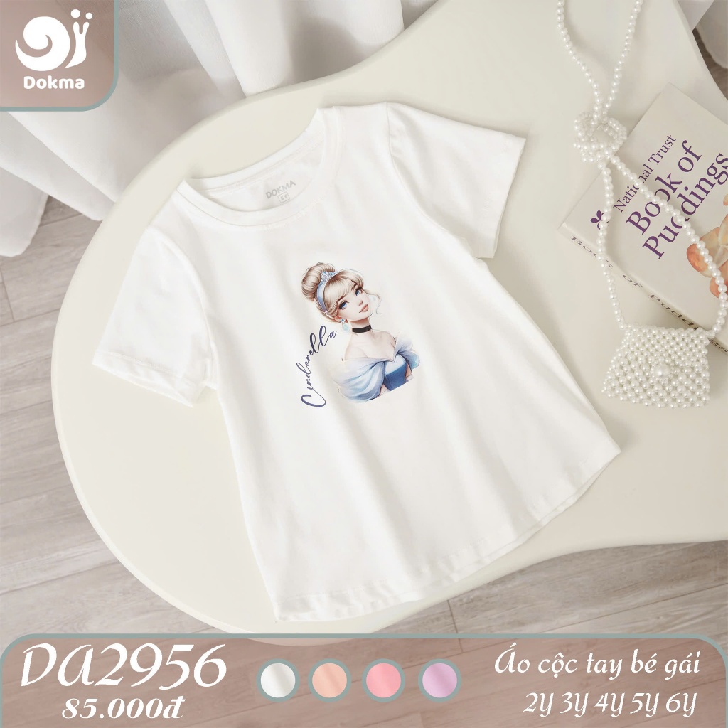 (11-25kg, 2-7Y) Áo Cộc Tay Dokma Bé Trai, Bé Gái DA2093 DA2824 DA2825 DA2956