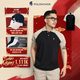 Áo Polo Nam RYDER Vải Cá Sấu Cotton Interlock