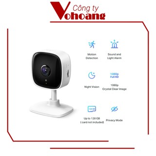 TP-Link Tapo C100 Camera Wi-Fi An Ninh cho Gia Đình 1080p Nhìn Đêm, Phát Hiện Chuyển Động, Báo Động, Âm Thanh 2 Chiều