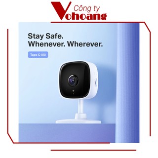 TP-Link Tapo C100 Camera Wi-Fi An Ninh cho Gia Đình 1080p Nhìn Đêm, Phát Hiện Chuyển Động, Báo Động, Âm Thanh 2 Chiều