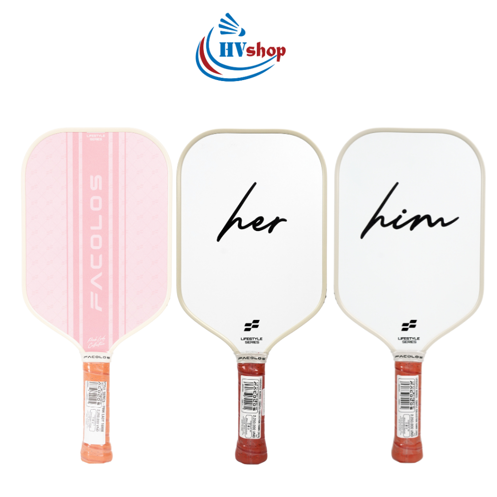 Vợt Pickleball - Vợt Pickleball Facolos Lifestyle Series chính hãng, tặng quấn cán - HVShop