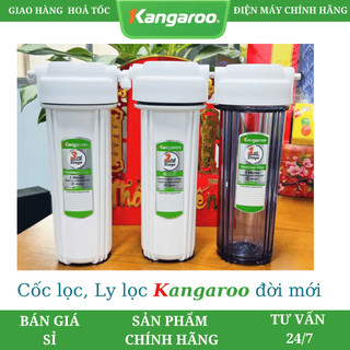 Cốc lọc nước Kangaroo chính hãng đời mới 2024 - Cốc 1 2 3 Dành cho Máy Lọc Nước Kangarooo - Ly lọc nước Kangaroo
