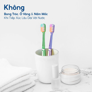 Bàn chải đánh răng Kumho HQ7 Cho Răng Yếu, Lông Mềm Mảnh Chải Êm Nướu, Đầu Chải Nhỏ Gọn