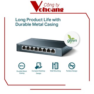 TP-Link TL- SG108 Switch Để Bàn 8 cổng 10/100/1000Mbps