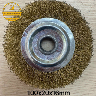Chổi đánh gỉ đĩa ,chổi đánh rỉ sắt, Bánh Chà Rỉ Sét, đường kính  300mm dùng cho máy mài, cắt cầm tay