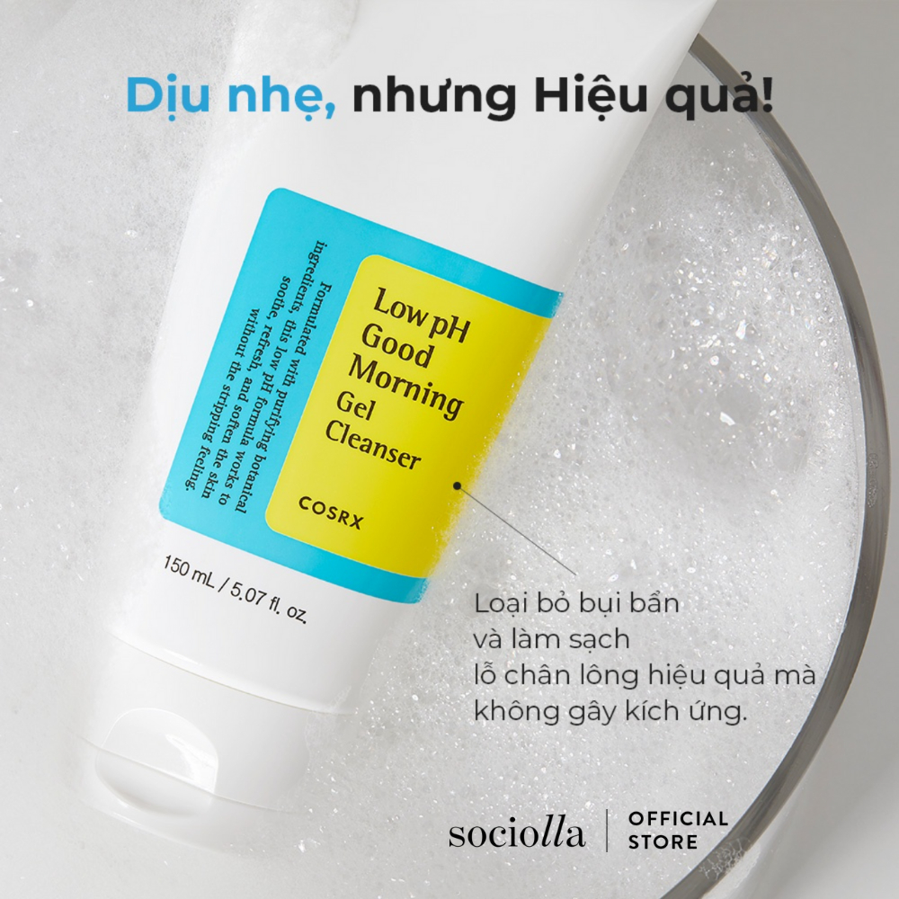 Ảnh Gel Rửa Mặt Low pH Cosrx Good Morning Gel Cleanser 3