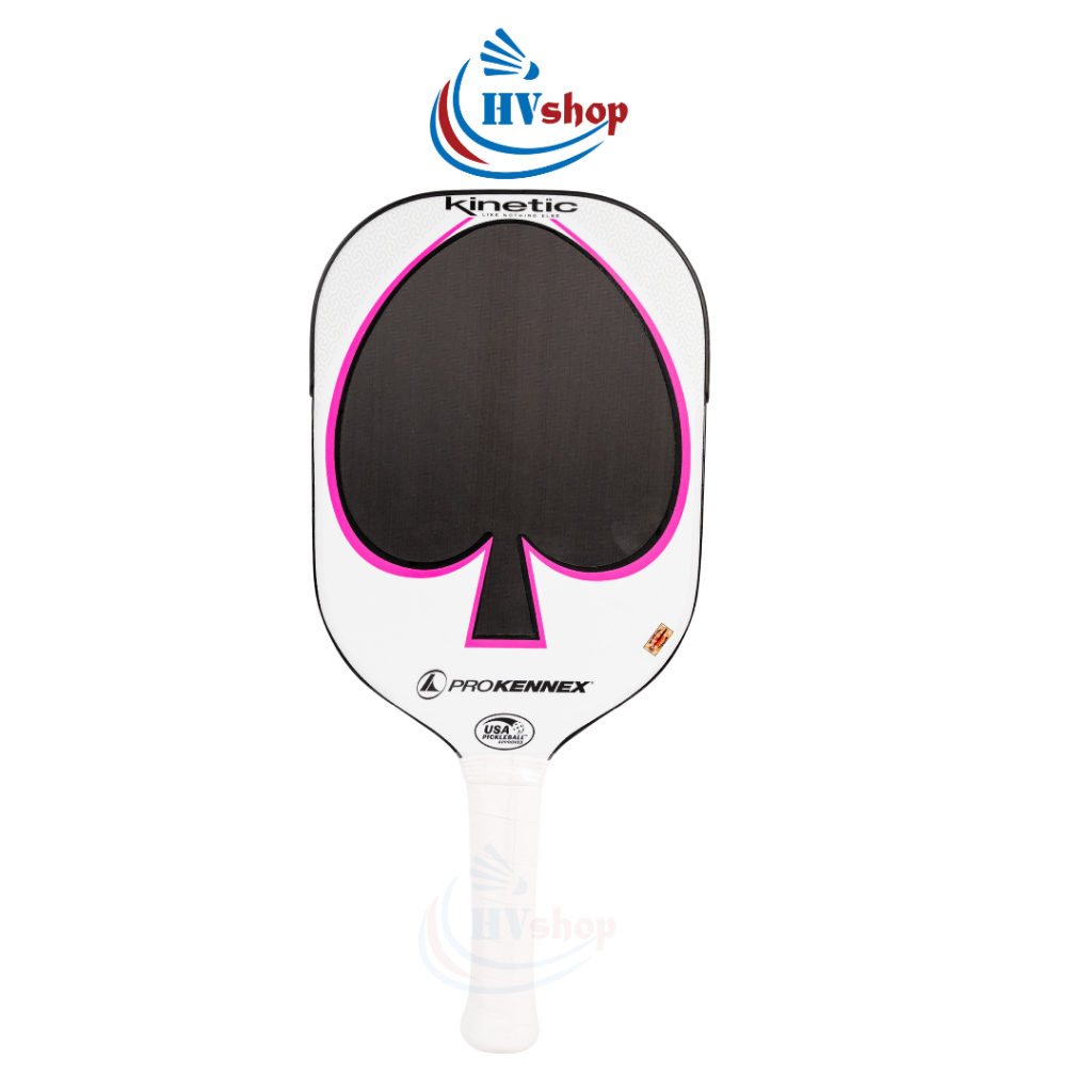 Vợt Pickleball - Vợt ProKennex Black Ace White, ACE Pro-Black/Red chính hãng, tặng quấn cán và bao vợt - HVShop