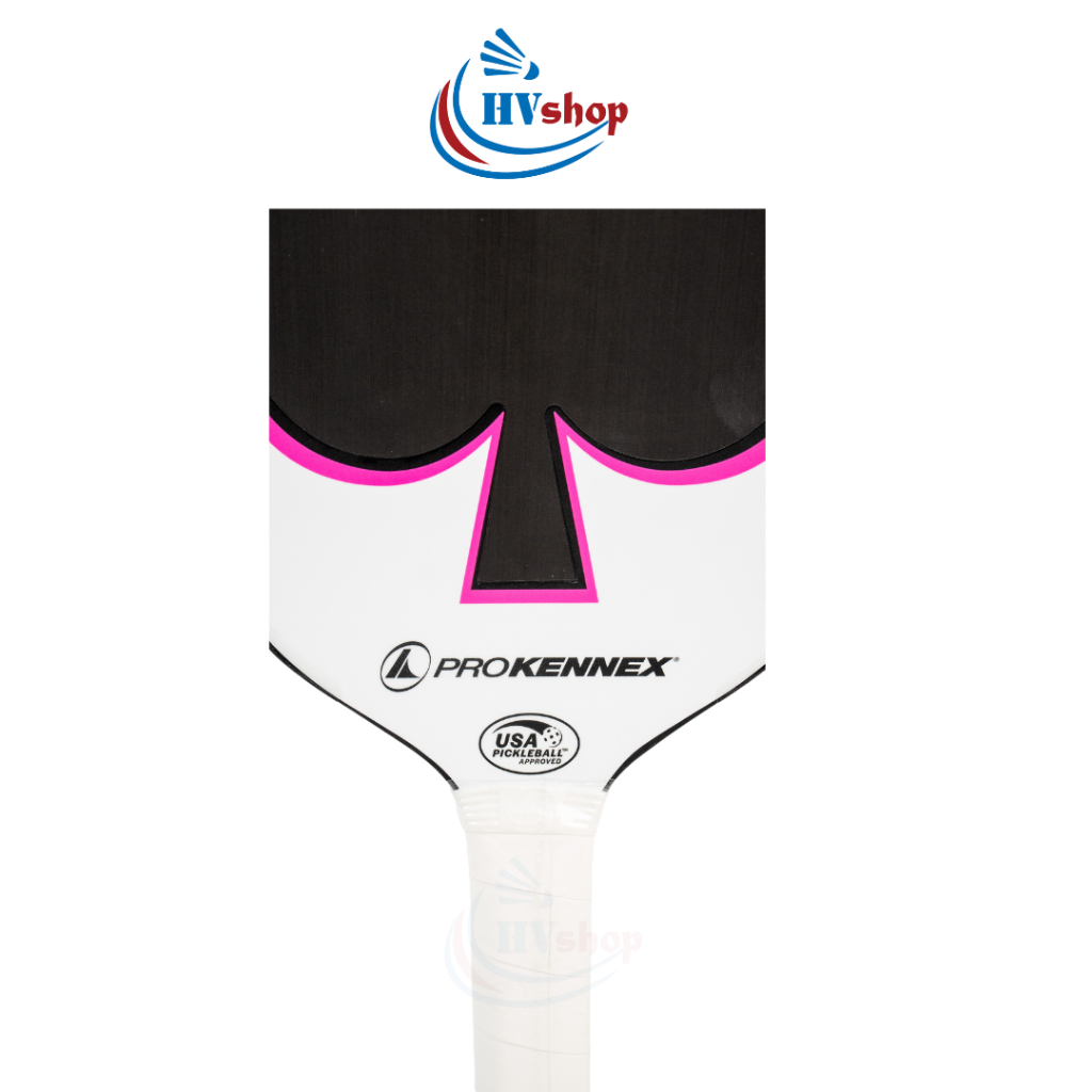 Vợt Pickleball - Vợt ProKennex Black Ace White, ACE Pro-Black/Red chính hãng, tặng quấn cán và bao vợt - HVShop