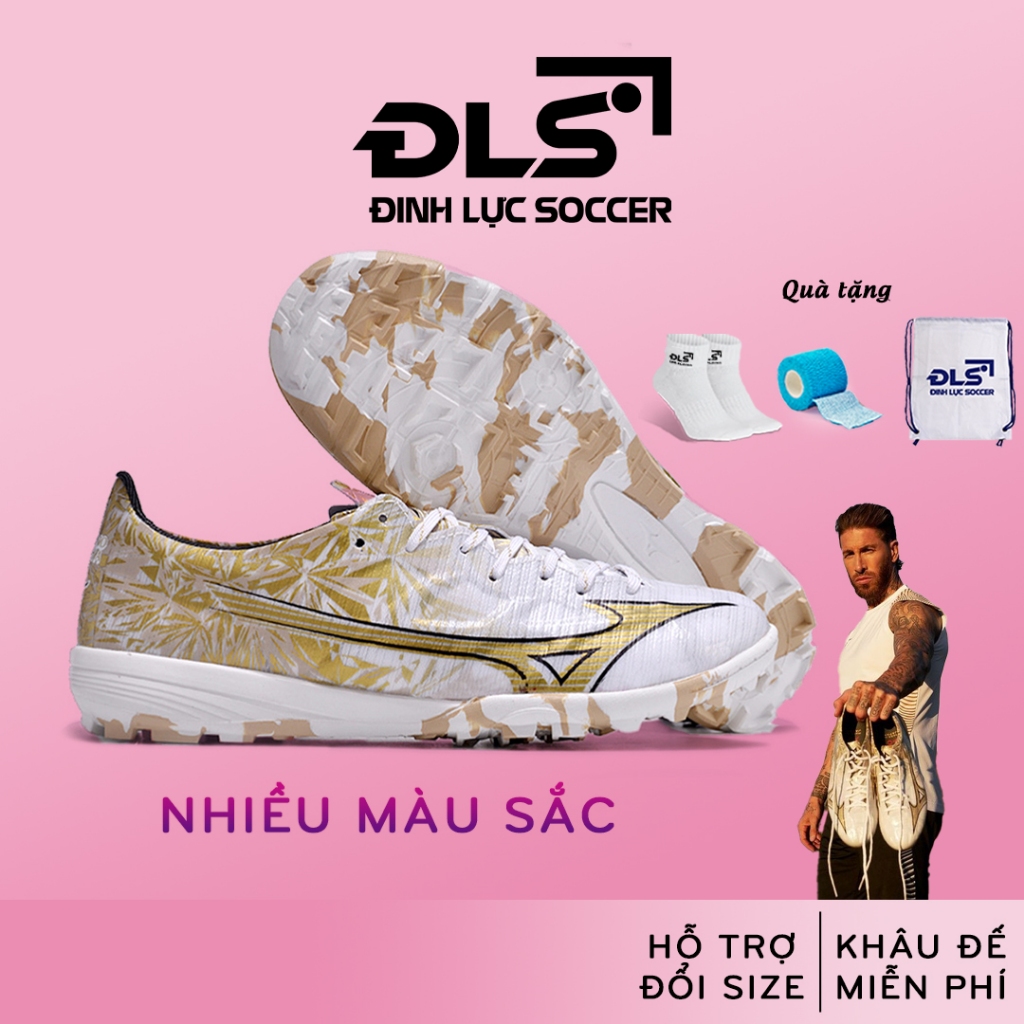 Giày Bóng Đá Alpha Pro ĐINH LỰC SOCCER Đế TF, Nhiều Màu Sắc, Trọng ...