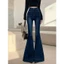 Quần jeans ống Loe To, Quần bò 2 túi trước phong cách hiện đại siêu hack dáng LN 27