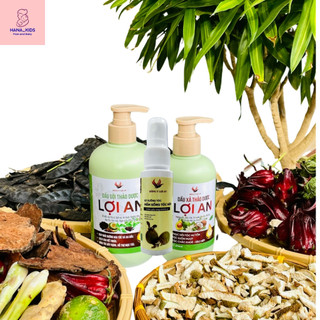 COMBO Dầu Gội + Dầu Xả + Xịt Kích Thích Mọc Tóc Lợi An - Hãng chính hãng