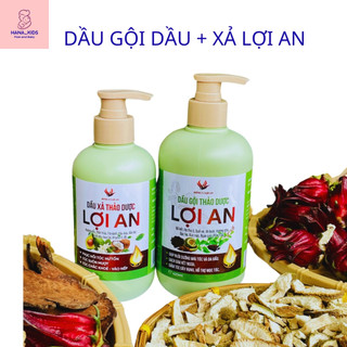 COMBO Dầu Gội + Dầu Xả  Kích Thích Mọc Tóc Lợi An Chính Hãng