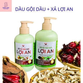 COMBO Dầu Gội + Dầu Xả  Kích Thích Mọc Tóc Lợi An Chính Hãng