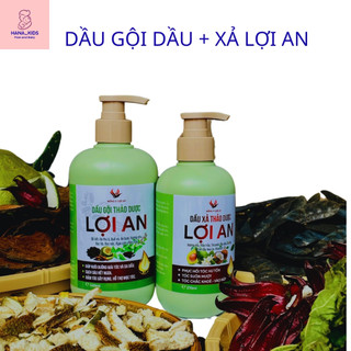 COMBO Dầu Gội + Dầu Xả  Kích Thích Mọc Tóc Lợi An Chính Hãng