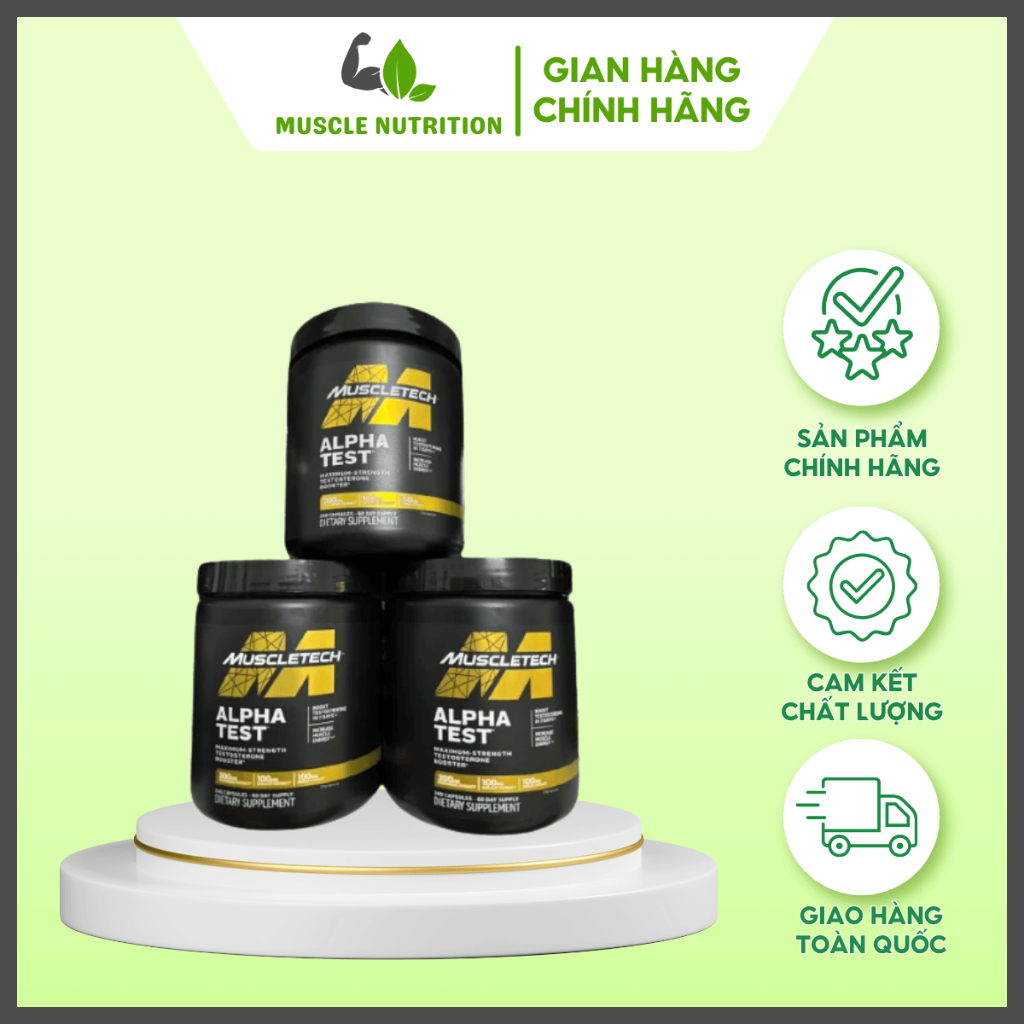 Alpha Test Giúp Tăng Testosterone Cải Thiện Sức Mạnh, Tăng Cường Sinh ...