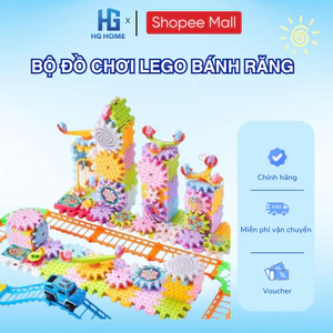 Đồ Chơi Lắp Ráp Động Cơ Bánh Răng Chuyển Động Cho Bé Yêu Tùy Ý Sáng Tạo Theo Ý Thích HGHOME