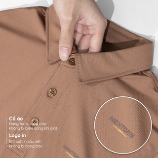 Áo Polo Thun Lạnh Thể Thao Nam MENTORIS, Form Regular Fit, Siêu Co Dãn, Thoáng Khí MPL02