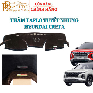 Thảm Taplo Tuyết Nhung Mịn Cao Cấp Ô Tô HYUNDAI Accent, Santafe, Tucson, I10, Creta, Elantra, Stargazer, Custin, Venue