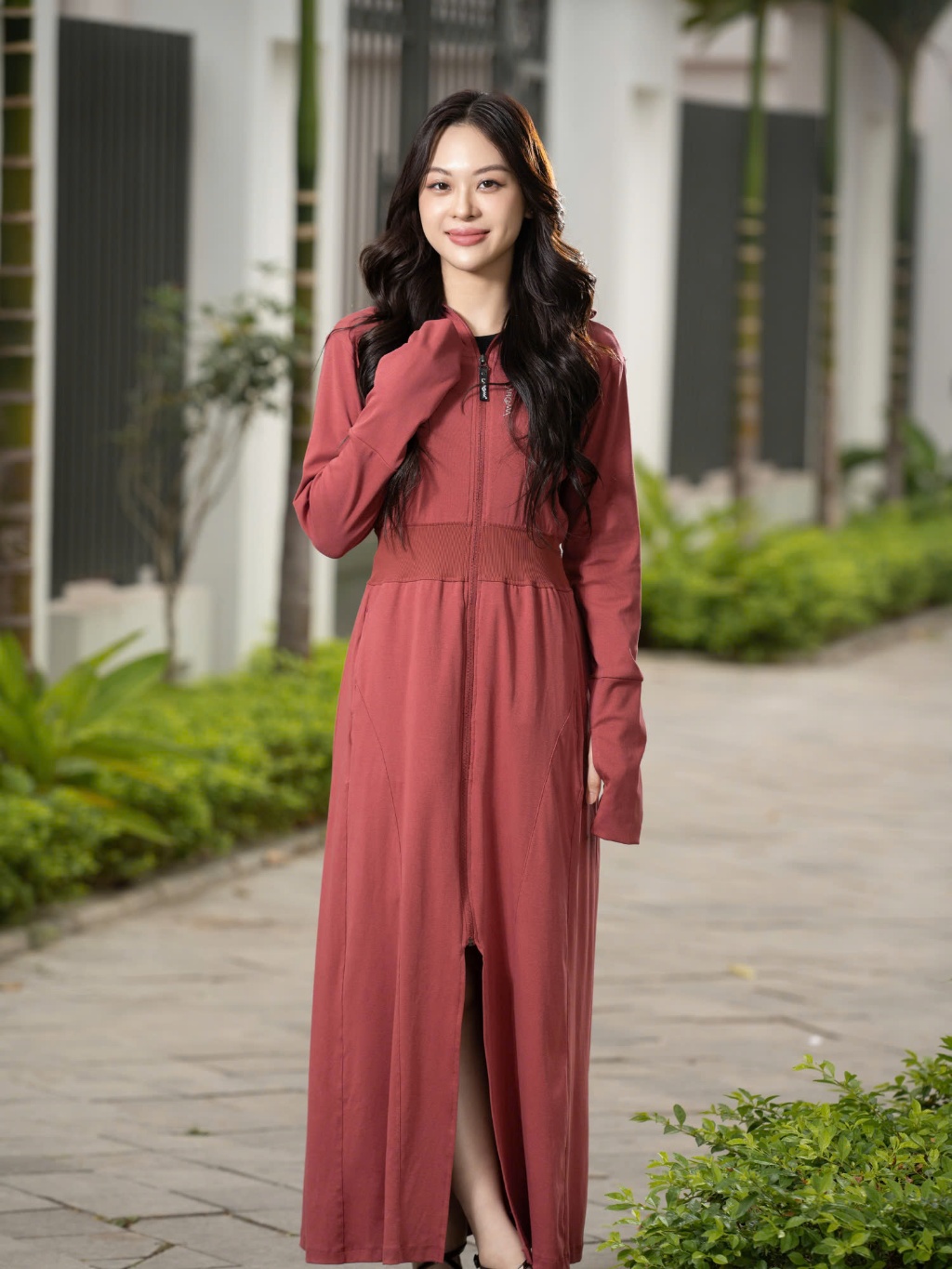 Ảnh Choàng Chống Nắng Nữ Cotton Laroma| UPF50+ | Vải Thơm | Làm Mát | Thời Trang | Đa Dụng 4