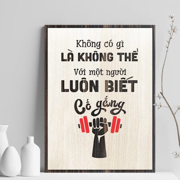 Tranh gỗ decor truyền cảm hứng "Khách hàng là người trả lương cho chúng ta" và nhiều mẫu