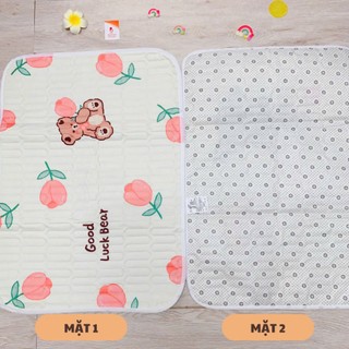 Lót chống thấm chống trơn trượt 2 mặt kích thước 50x70cm, lót thay tả bỉm cho bé
