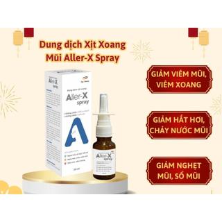 Xịt xoang Aller-X Spray - Hỗ trợ giảm viêm xoang cấp và mãn tính, giảm đau nhức hốc mắt, gò má, thái dương (chai 20ml)