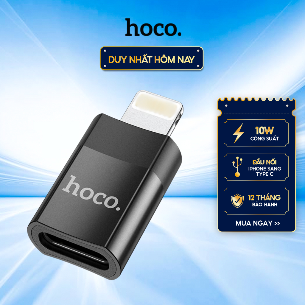 Cổng di chuyển HOCO, đầu OTG cho laptop Ip sang type c 2.0 tương trợ ...