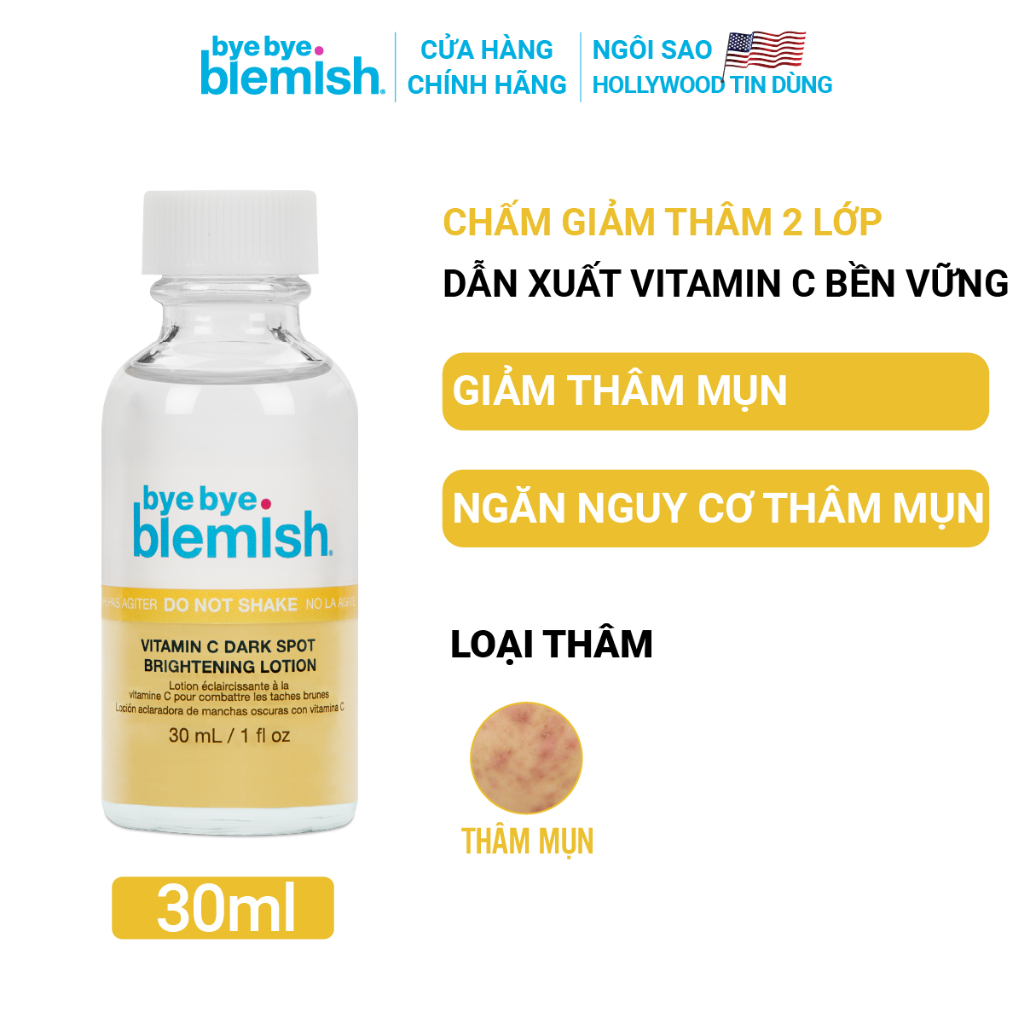 Ảnh Combo Làm Sạch Da, Ngăn Ngừa Và Giảm Thâm Mụn Bye Bye Blemish Vitamin C & Skin Resurfacing Peel Serum (30mlx2) 4