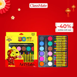 Bộ Màu Sáp và Màu Nước CLASSMATE Màu Sắc Tươi Sáng, Dùng Cho Nhiều Loại Tranh, An Toàn Cho Bé Tập Tô CL-CW101/CW102
