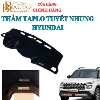 Thảm Taplo Xe Ô Tô HYUNDAI Accent, Santafe, I10, Elantra, Tucson, Custin, Creta, Stargazer Chất Tuyết Nhung Mịn Cao Cấp