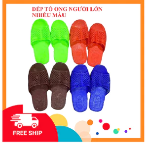 {CHỌN MÀU} Dép tổ ong đế mỏng đi trong nhà đi văn phòng cho nam nữ, dép lê, dép nhựa nhiều màu