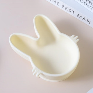 Khay thỏ, bát thỏ, thìa dĩa có tách set, có đế hít chống đổ