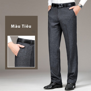 Quần Âu Nam Trung Niên Phom Quần Ống Suông HS HOÀNG SỰ GROUP Công Sở Ống Suông Đứng QRE