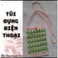 Túi đựng điện thoại len sợi M6 - handmade len - crochet