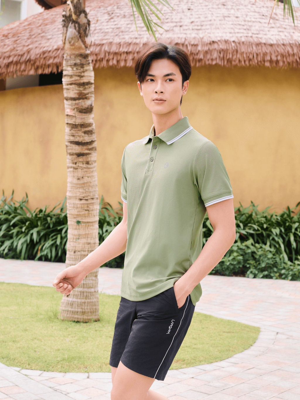 Ảnh Bộ Thể Thao Nam Phối Kẻ Laroma | Trẻ trung - Năng động 4