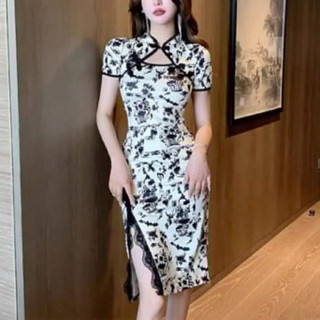 váy sườn sám lựa lai 100k
