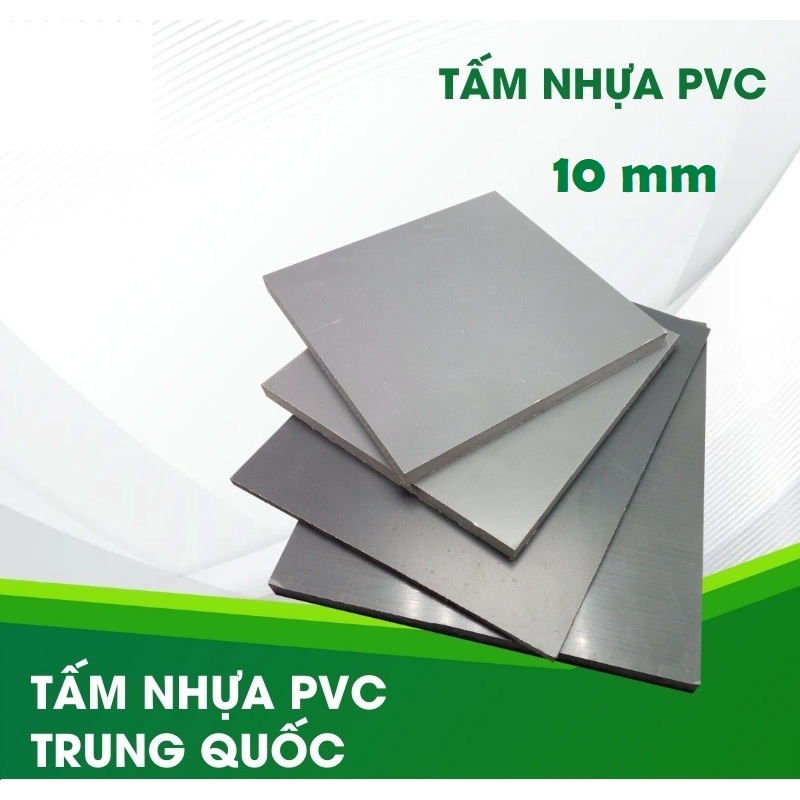 TẤM NHỰA PVC - ĐỘ DÀY 10MM - CHỐNG NƯỚC , CHỊU HÓA CHẤT , GIA CÔNG BỒN ...