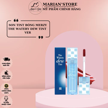 Son Merzy Tint Bóng Hàn Quốc Bền Màu, Lâu Trôi Cho Đôi Môi Căng Mọng, Ẩm Mịn