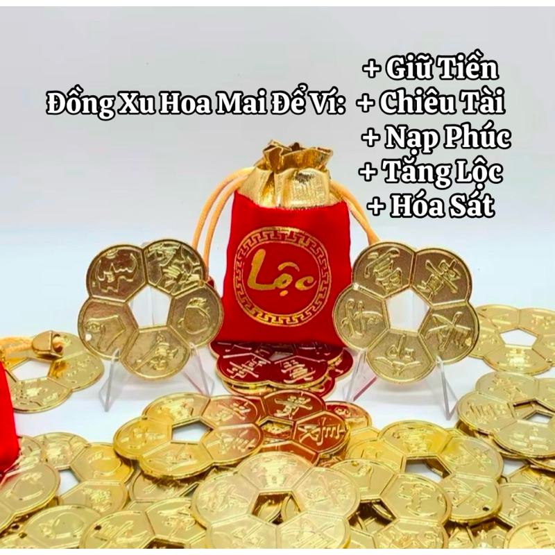 Đồng Xu Hoa Mai Mạ Vàng (Đã Xin Lộc), Đồng Xu Hoa Mai Phong Thuỷ Tài Lộc