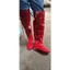 Ủng cấy dài QM màu đỏ size 35 - 43, ủng đi mưa, ủng lội nước dài