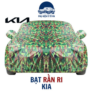 Bạt phủ xe ô tô KIA Morning,Cerato,Seltos,K3,Sonet,Soluto,Sorento-bạt dù rằn ri cao cấp,có khoá kéo cánh cửa