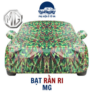 Bạt phủ xe ô tô MG HS, MG ZS,MG5-Vải Dù Rằn Ri 3 Lớp Chống Nắng, Chống Mưa,có khoá kéo cánh cửa