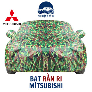 Bạt phủ xe ô tô MITSUBISHI Mirage, XpanDer,Atrage,Pajero ,Triton,Outlander-vải dù rằn ri cao cấp,có khoá kéo cánh cửa