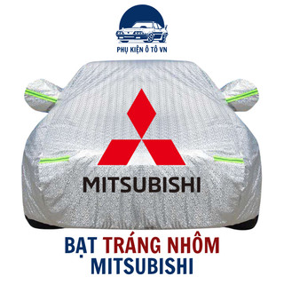 Bạt phủ xe ô tô MITSUBISHI Mirage, XpanDer,Atrage,Pajero ,Triton,Outlander-bạt phủ 3 lớp chống xước có khóa kéo cánh cửa