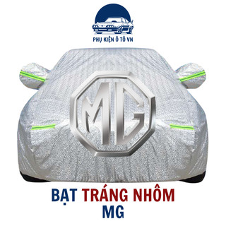 Bạt phủ xe ô tô MG HS, MG ZS,MG5 - Bạt phủ ô tô 3 lớp chống xước có khóa kéo cánh cửa