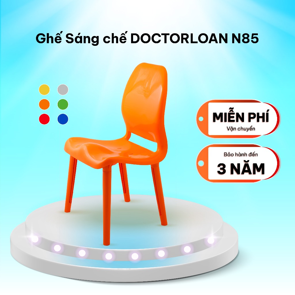 Ảnh Ghế sáng chế DOCTORLOAN N85 chỉnh dáng ngồi hỗ trợ cột sống 1